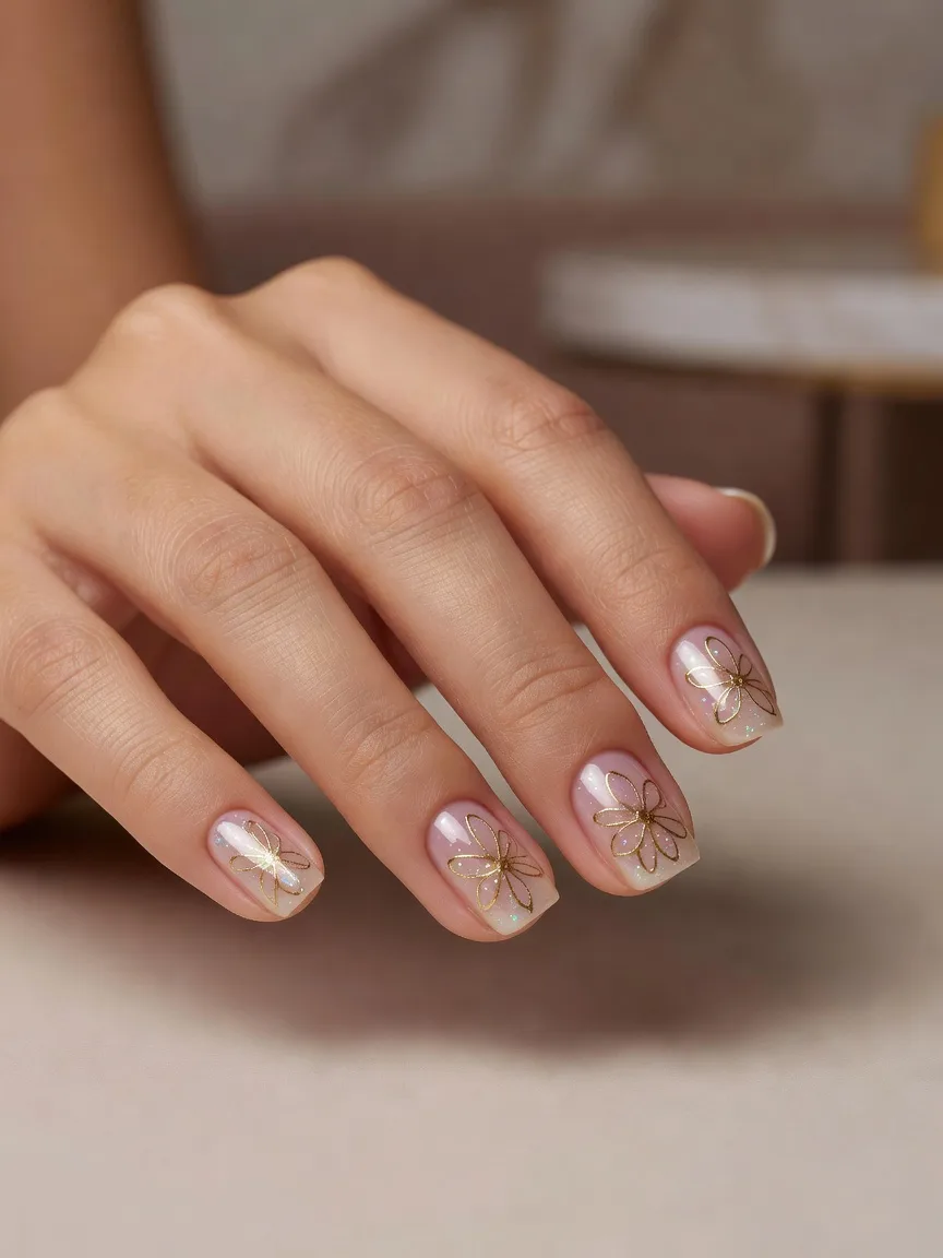 Nail Art no Marsala Salão
