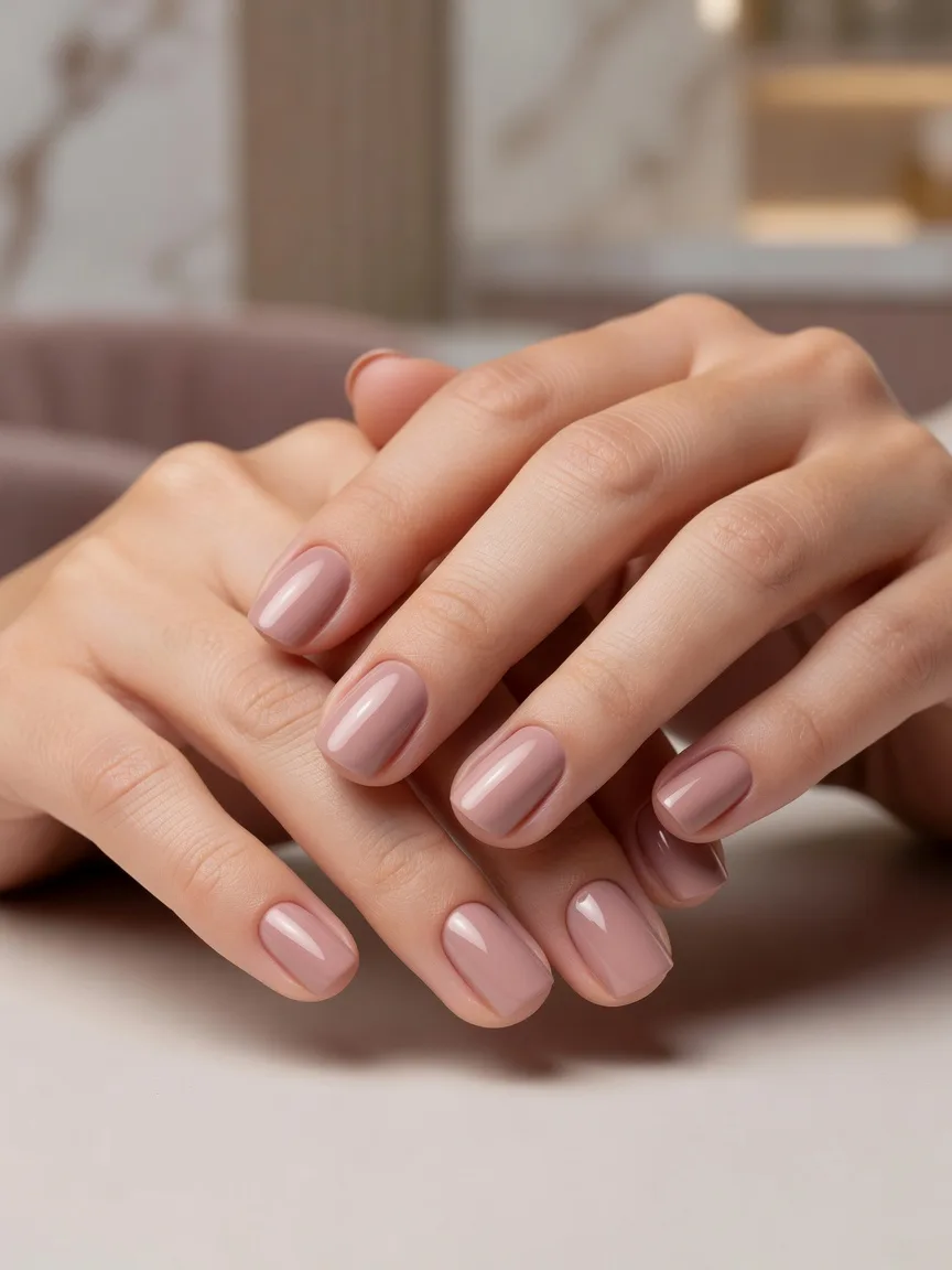 Manicure no Marsala Salão