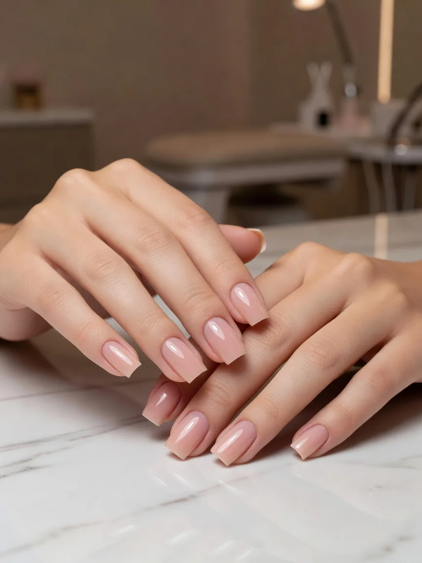 Banho de gel no Marsala Salão